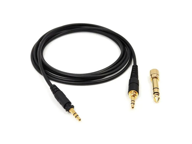 Professional Headphone Cord For Technics EAH-DJ1200 Mixrheadsets Wire With 3.5Mm And 6.35Mm Connectors