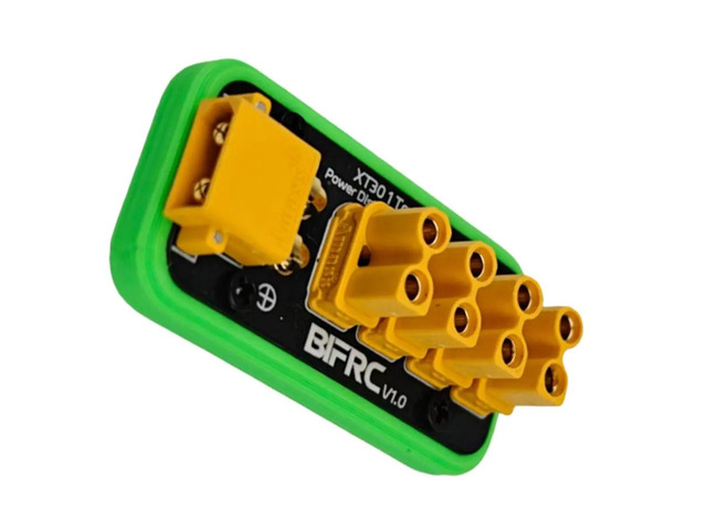 30A XT30 Port 1 to 4-Channel Power Distribution Board XT30 Plug Socket Module for RC Model Car/Vehicle/Boat DIY Accessory