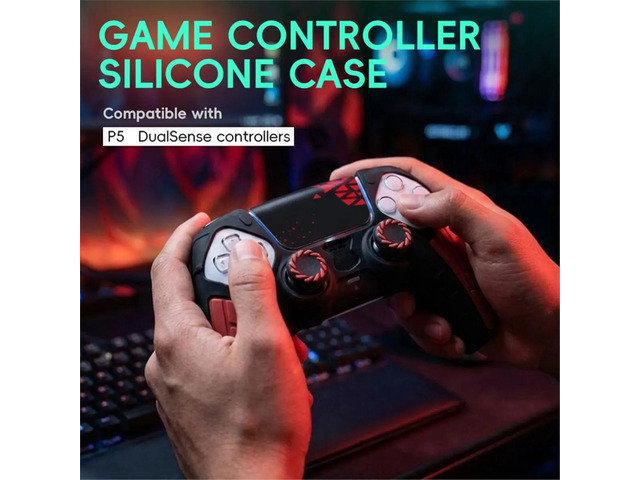 Silicone Case Cover for with Thumb Grip Caps Kit Soft Protective Case Special Edition Series