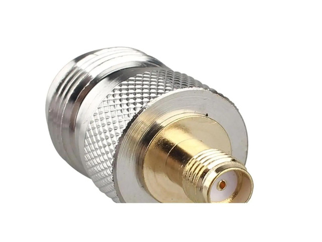 4Packs SMA-N Coaxial Connector Gold Plated Copper Coaxial Adapter for Low-Loss Wi-Fi Antenna Extension Cables