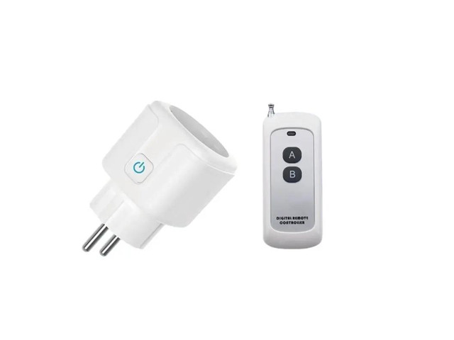 RF433 Smart Home Remote Control Socket 16A EU Plug On/OFF Functionality For Lighting Fan TV