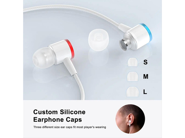 in-Ear Headphones for 3 Glasses - Ergonomic Earbuds with Immersive 3D Sound, Comfortable Fit