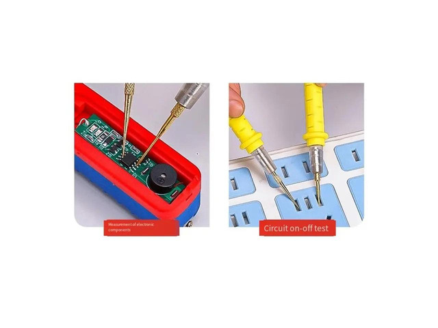 Professional Multimeter Test Leads for Wide Range of Meters with Thick Silicone Wire for Accurate Voltage Measurement
