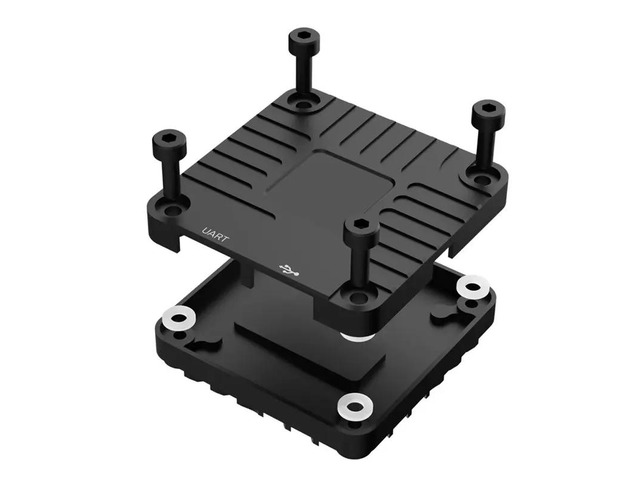 Unit Case With Lens Heatsink Aluminum Parts Wide-Angle Lens 145° FOV For O4 Air Camera VTX System