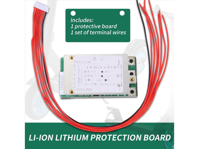 7S 24V 15A Li-Ion Lithium Protection Board PCB Board for E-Bike