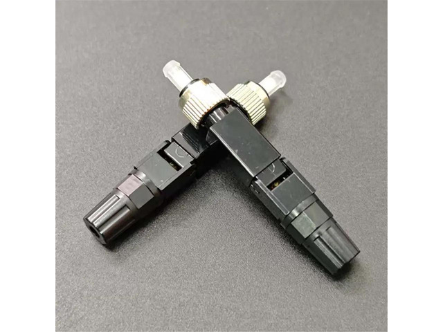 Embedded FTTH Fiber Optic Quick Connector Carrier-GradeFC UPC Round Head Single-Mode Fiber Optic Assembly Fast Connector