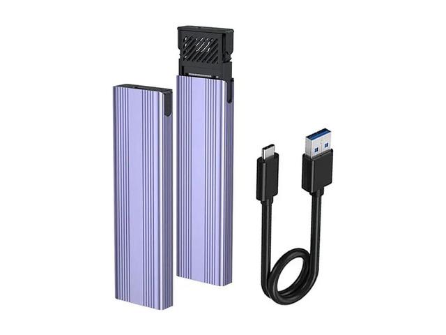 M.2 SSD Enclosure Nvme SATA Dual Protocol SSD Case 10Gbps TYPE-C 3.1 PCI-E Solid State Drive Box Tool Free Aluminum