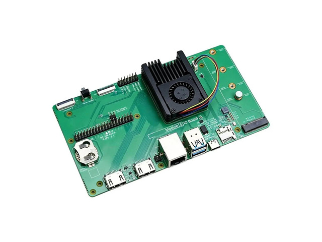 For CM5 Heatsink Cooler Alumium for RPi CM4 Dedicated Heatsink with PWM Temperature-Controlled Fan