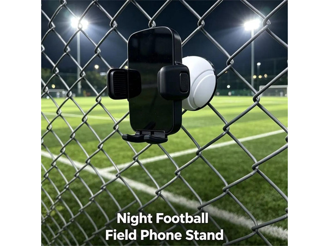 Mobile Phone Fence Mount for Baseball Softball Camera Holder Volleyball Court Phone Mount for Record Football Tennis