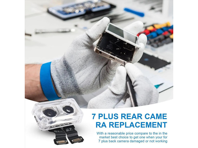Rear Facing Camera Back Camera Main Camera Replacement for Plus 7P with Repair Tools