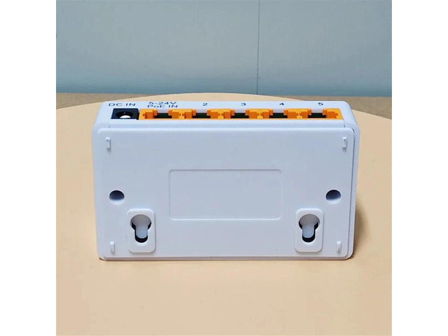 5 Port 100Mbps POE Extender Network Switch Repeater Support IEEE802.3af/At/Bt 100m for POE Switch NVR IPC