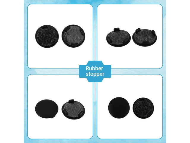 Replacement Rubber Feet for Laptop Models 3, 4 - Bottom Case Foot Pad Black