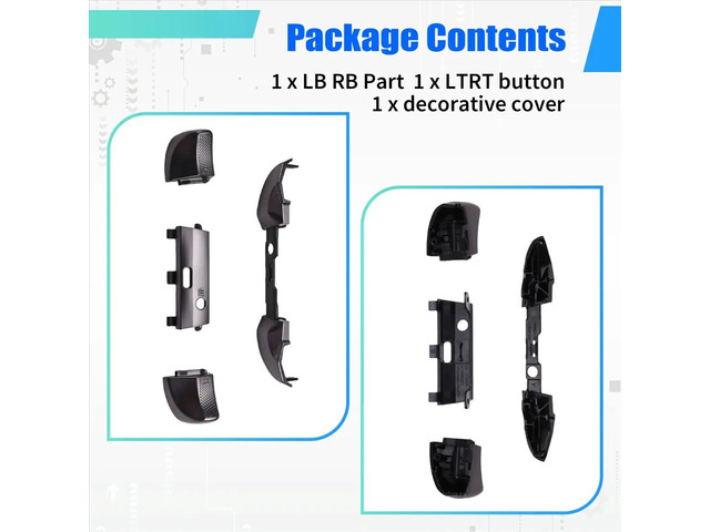 Replacement for Elite Series 2 Controller RB LB Bumper RT Trigger Buttons Holder Repair Part Game Accessories