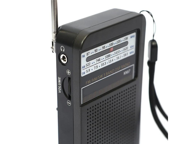 KK67 Handheld Radio Built-In Speaker Stereo Radio SW AM FM Mini Radio Outdoor Emergency Speaker Device-AAAE