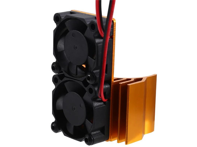 VXL-3S ESC Cooling Fan And Motor Dual Fan Set Compatible With For Traxxas Slash 4X4 Stampede 4X4 Rustler