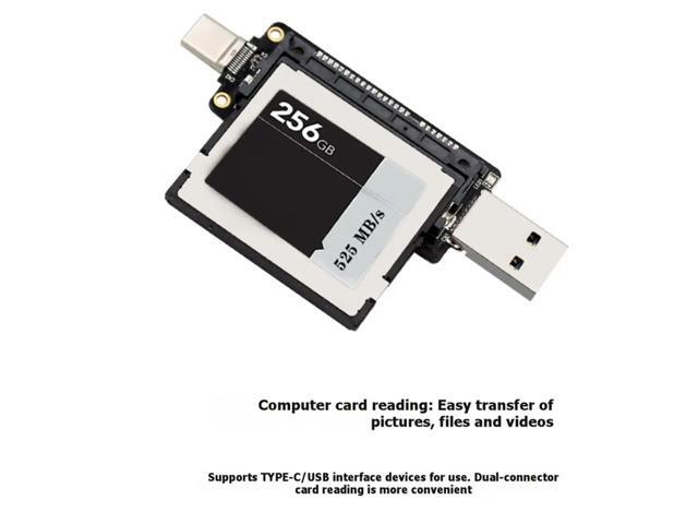 USB 2.0 Type-C to CFAST Card Reader High-Speed CFAST to Type-C USB2.0 OTG Adapter Memory Card Reader