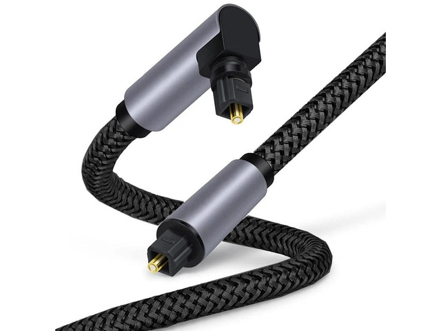 90 Degree Digital Optical Audio Cable DVD Square Head Audio Amplifier Cable For Blu-Ray Player Soundbar