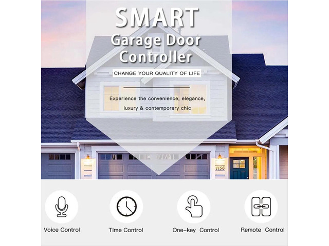 Tuya Garage Door Controller Smart Door Switcher Work with Home Smart Life Tuya APP Control