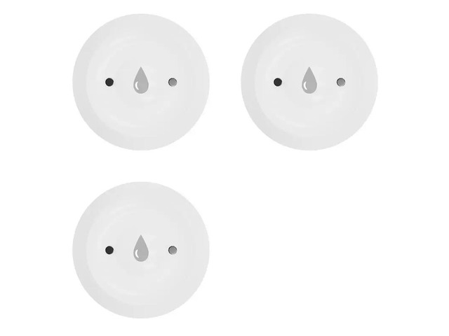3X Tuya Z2M Water Immersion Sensor Zigbee3.0 Flood Water Leak Detector Alarm Security Water Leak Sensor