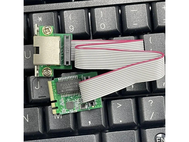 M.2 A Key and E Key Adapter Card to Single RJ45 Port 10/100/1000Mbps Ethernet Networks Card for Desktop Computer