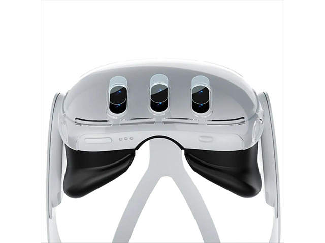 For 3 Headset Q 3 Host Crystal Case Lens Cover Tempered Film Rocker Cap Strong Protection VR Accessories