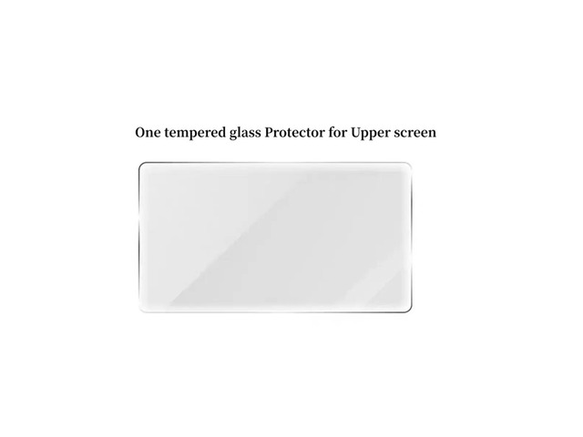 Tempered Glass Screen Protector for Game Console Upper+Lower Screen Dual Screen HD Glass Screen Protectors
