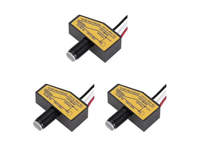 3X Photocell Switch NK-BB/F50 DC 8-50V Dusk To Dawn Sensor Photoelectric Switch Light Photocell Sensor Lighting Swit