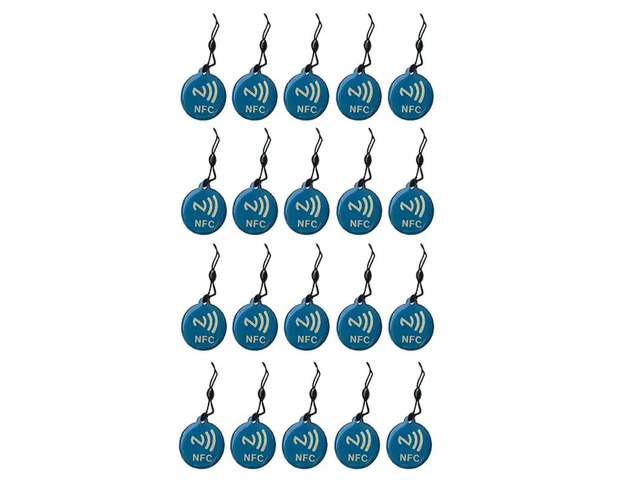 20Pcs Tags Lable Ntag213 13.56Mhz Smart Card For All Enabled Phone Smart Business Card 31.5X28mm B