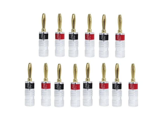 Banana Plugs Speaker Wire Plug For Audio Jack Speaker Plugs