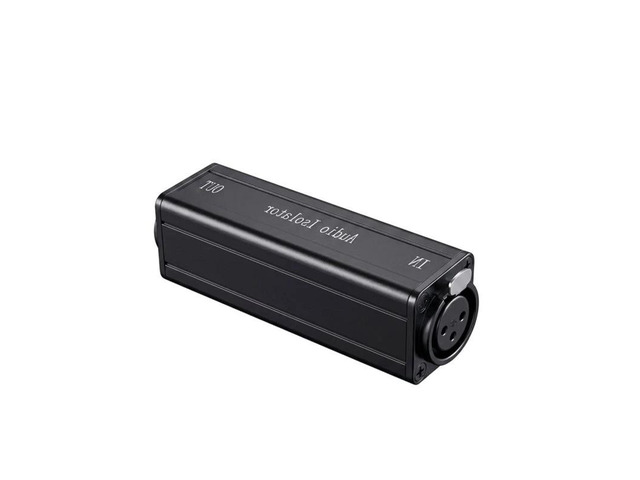 IDUD Professional XLR Audio Isolator Noise Filter, Single Channel Ground Loop Hum Noise Elimination System