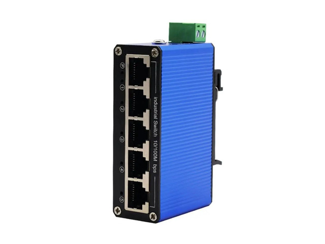 Industrial DIN-Rail MINI Size 10/100M 5 Ports Net Fast Ethernet Switch