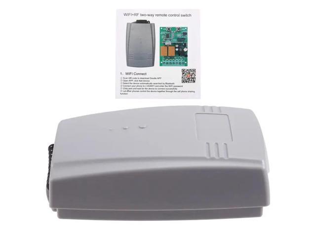 Tuya Garage Door Opener 433+2-Way Remote Control Switch For Access Control, Electric Doors, Garag