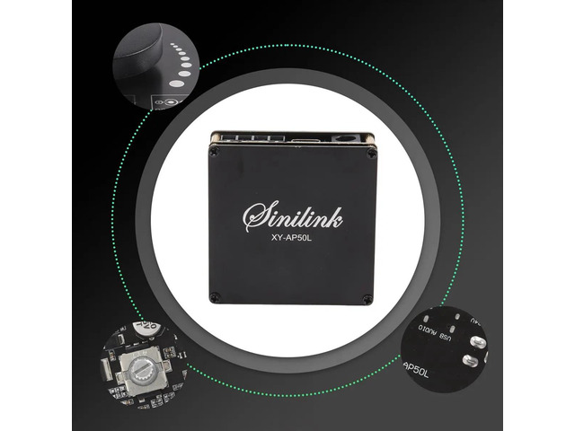XY-AP50L Mini Bluetooth 5.0 50W+50W Audio Power Digital Amplifier Board Stereo Amp 3.5MM AUX USB APP