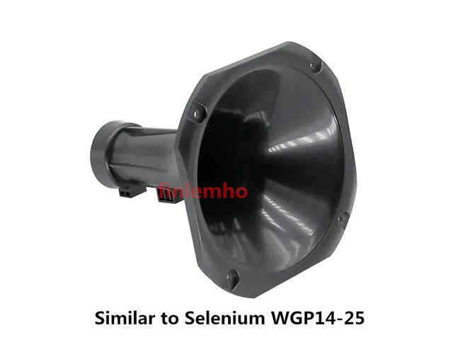 1PC DJ Tweeter Speaker Horn 1 Inch Throat Treble 45°x45° Coverage For HiFi Car Professional Audio Home Theater