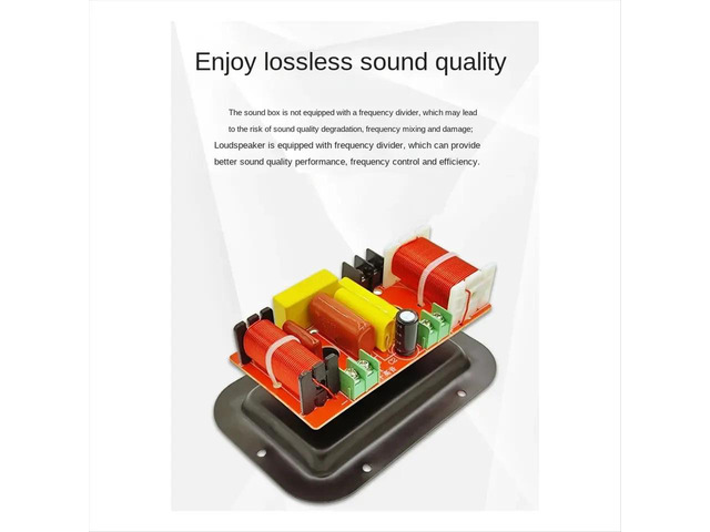 2 Ways 350W Speaker Treble+ Frequency Divider Crossovers Speaker Filters DIY for DIY Home Theater
