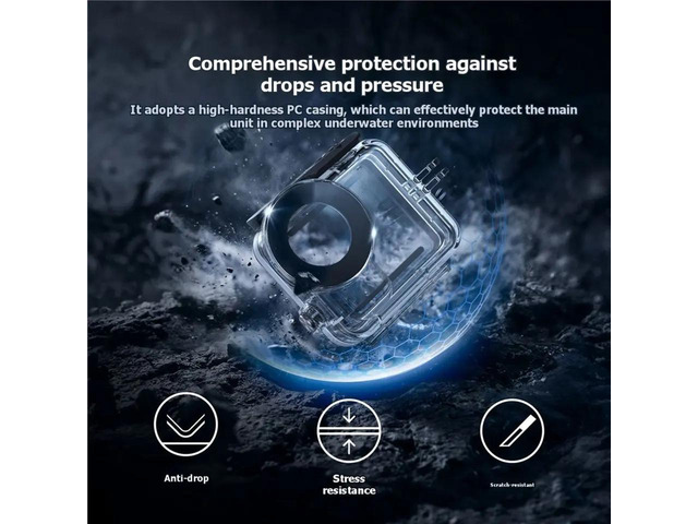 60M Waterproof Case for Nano Professional Underwater Dive Housing Shell for Snorkeling Surfing Swimming