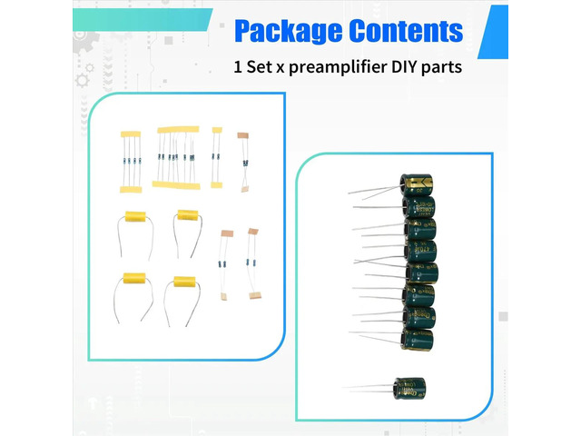 6J1 Hifi Stereo Electronic Tube Preamplifier Board Finished Preamp Amplifer Module DIY Kits Bile Amp Effect Tool Parts