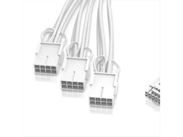 PCI-E 5.0 Sleeved Extension Cable, 12VHPWR 16AWG PSU Extension Cable for GPU 4070 4070ti 4080 4090 &