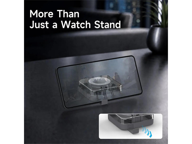 Charger Case for Galaxy Watch Cable Charging Cord Organizer Storage Box Phone Holder Watch Stand B