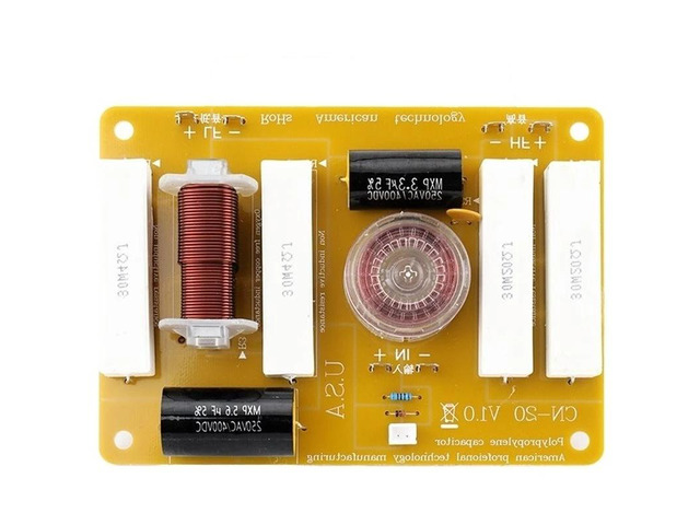 IDUD CN-20 2-Way Speaker Crossover 450W 3000Hz Audio Crossover Suitable For 8-12 Inch 25-44Mm Tweeter