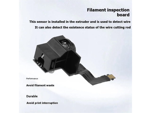 Extruder Filament Sensor for P2S 3D Printer Hall Switch Filament Run-Out Detection Module