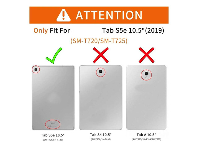 Tablet Case for Galaxy Tab S5E 10.5in 2019 SM-T720/T725,Slim Tri-Fold Smart Cover with Auto Sleep/Wake,Dark Blue