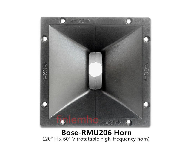 1PC DJ Speaker Tweeter Horn 120°x60° RMU206 Speaker Waveguide For Public Address Professional Audio Mixer Console Home Theater
