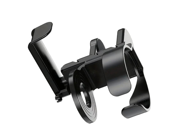 2 in 1 Desk Cup Holder Adjustable Non Slip Headphone Holder Desk Accessories Clip on Arm Clamp Stand