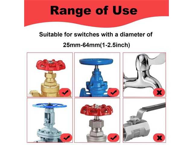 2Pack Gate Valve Lockout Device With Coded Lock For 1 To 2-1/2In Gate Valve Handles Gate Valve Lockout Water Spigot Lock-AAAE