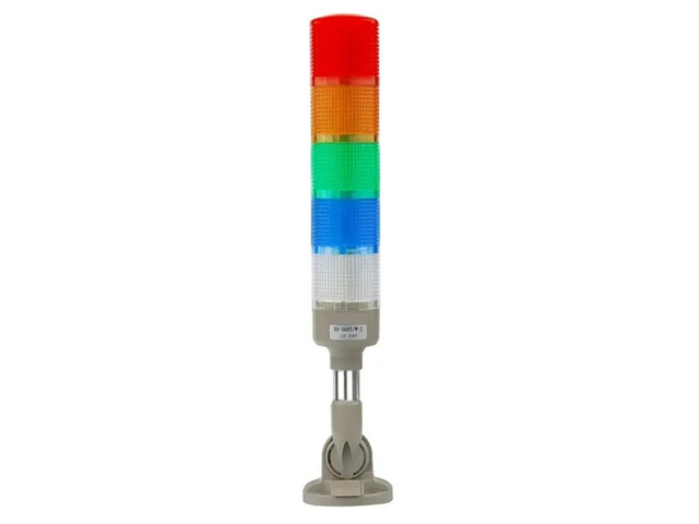DC12-24V Steady Flashing LED Signal Tower Stack Lights Industrial Warning Light Buzzer& For Machine Status Alarm