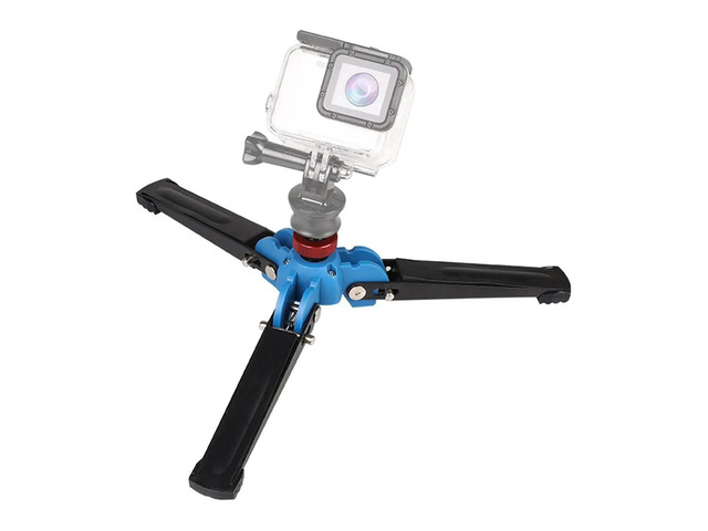 Universal Mini Three Feet Support Tripod Stand Base Monopod Stand for Monopod Ballhead with 3/8' DSLR Camera Mount
