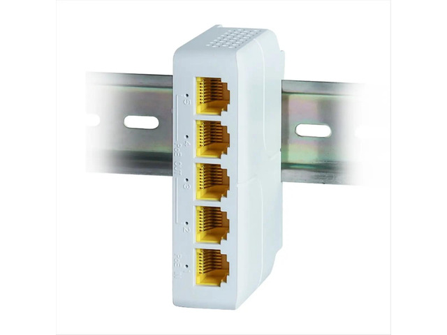 5 Port 1000Mbps POE Extender Network Switch Repeater Support IEEE802.3af/At/Bt 100m for POE Switch NVR IPC