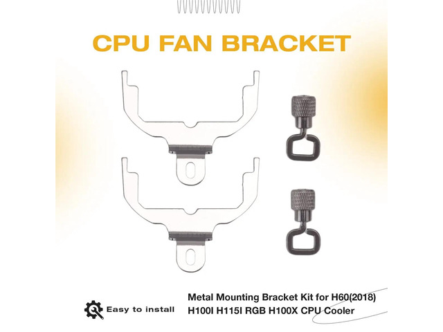 Metal Mounting Bracket Kit for Hydro H60(2018) H100I H115I RGB H100X CPU Cooler Mounting Holder for AM3 AM4