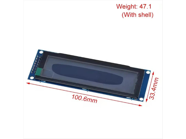 OLED Display 3.12inch 256x64 25664 Dots Graphic LCD Module Display Screen LCM Screen SSD1322 Controller Support SPI